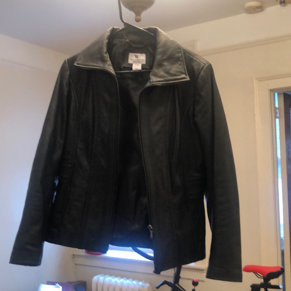 Womens leather jacket